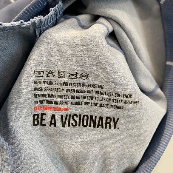 Gymshark Women's Long Sleeves Quarter Zip Blue Sweatshirt - Picture 6 of 8